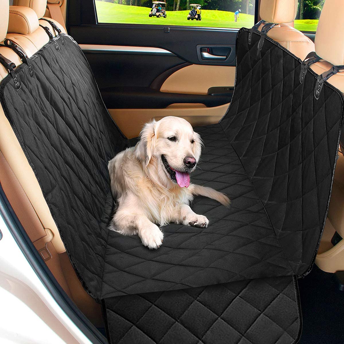 Dog Car Seat Cover Waterproof Pet Travel Dog Carrier Hammock Car Rear Back Seat Protector Mat Safety Carrier For Dogs Safety Pad