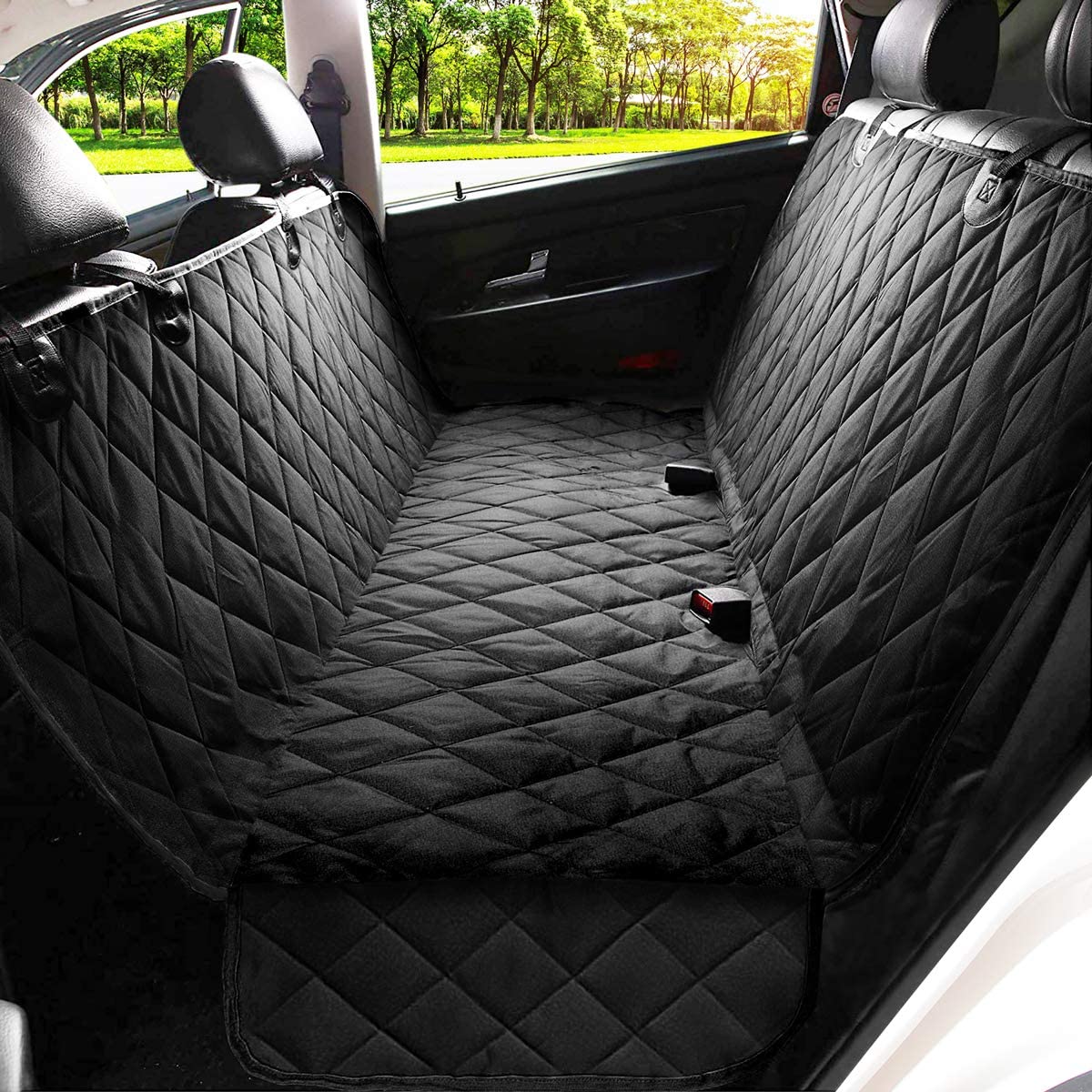 Dog Car Seat Cover Waterproof Pet Travel Dog Carrier Hammock Car Rear Back Seat Protector Mat Safety Carrier For Dogs Safety Pad