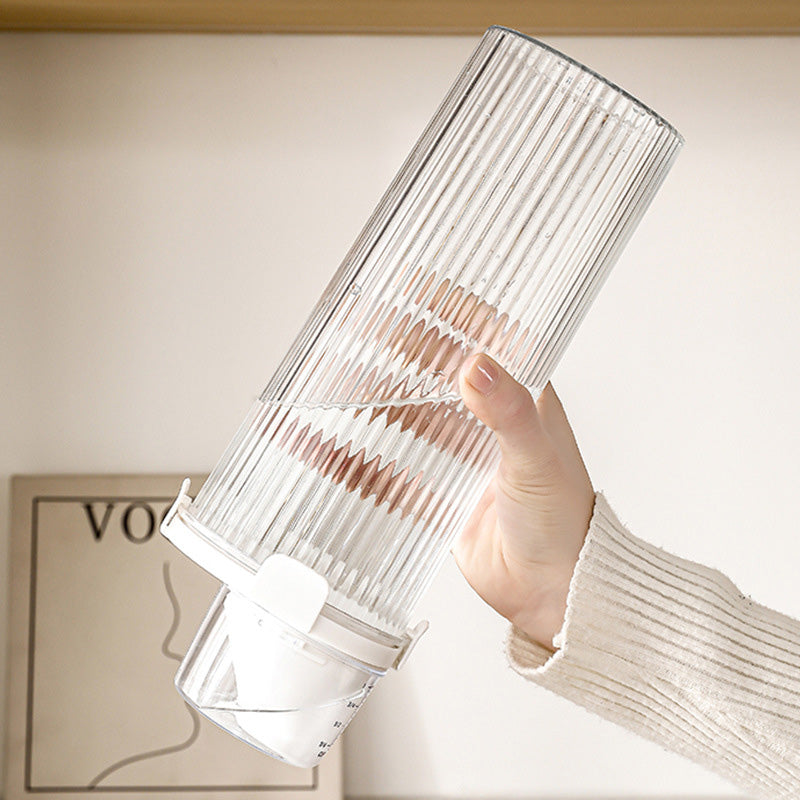 800/1350/1800ml Pet Food Storage Container Dog Food Sealed Jar with Measuring Cup Dog Treat Storage Box Dog Accessories