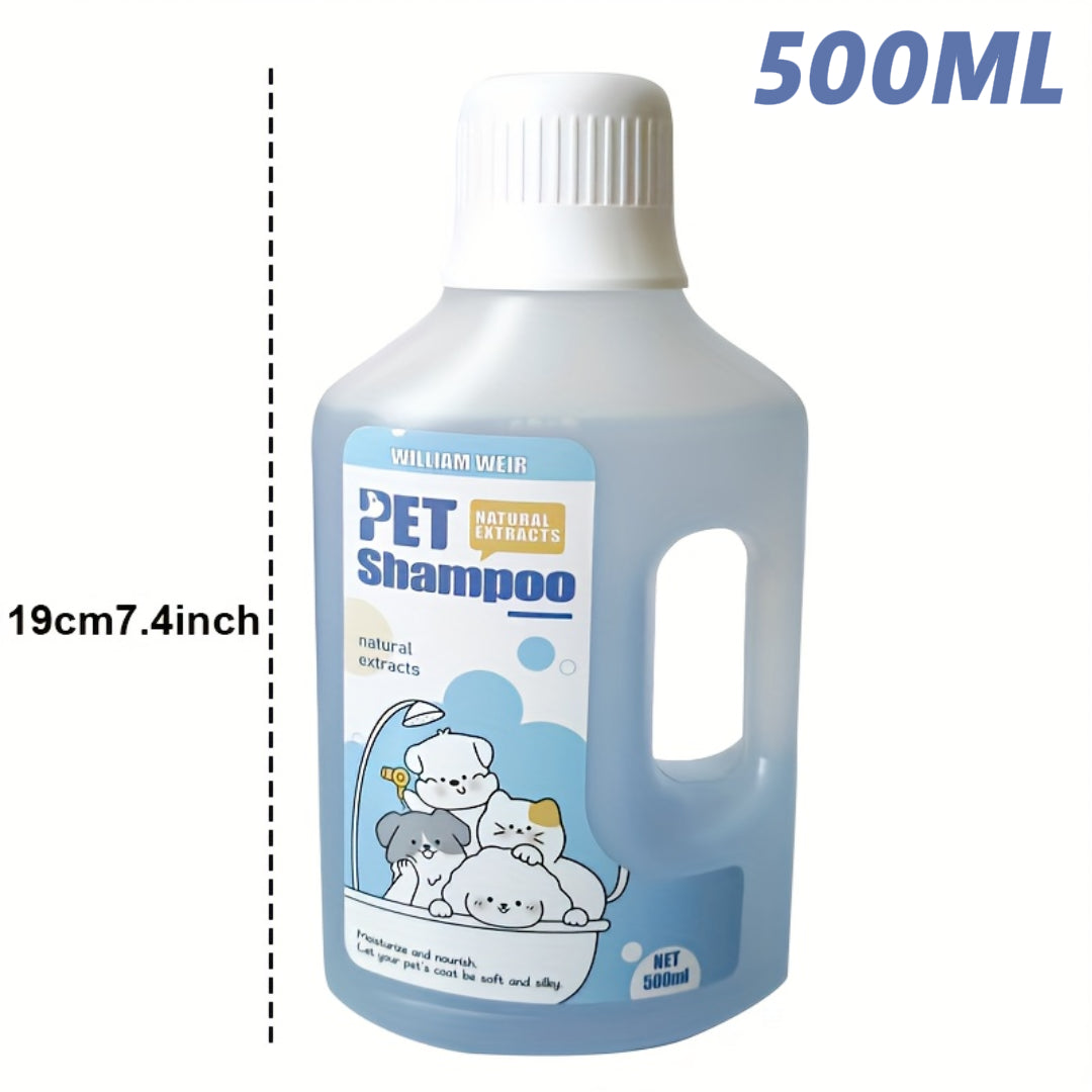 Pet Bath Gel,Pet Shampoo,Cat and Dog Bath Gel,Gentle Soothing Formula,Suitable for Cats and Dogs,Cares for Pet Hair Health,500ml