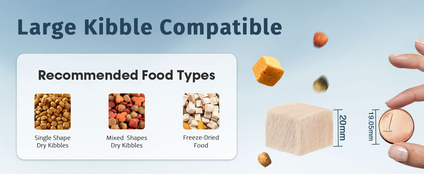 Automatic Dog Feeder Breed with Camera - 12L/50 Cups 5G WiFi App Control Dog Food Dispenser, , HD 1080P Video with Night Vision