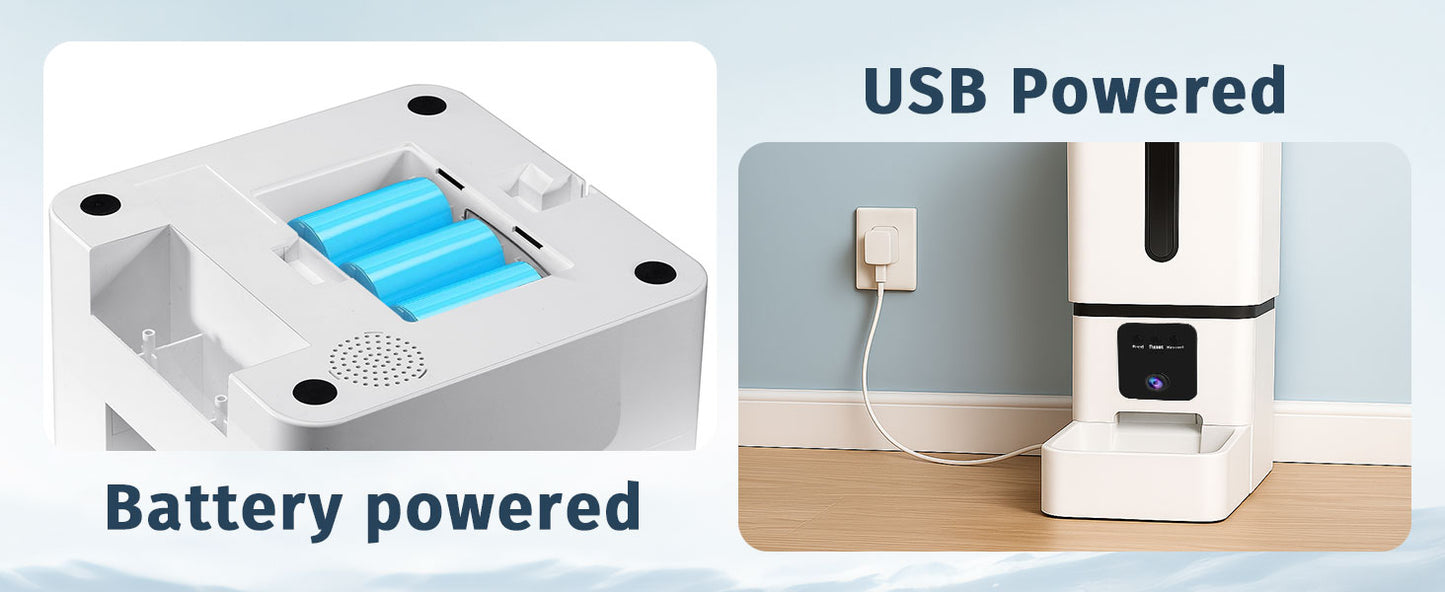 Automatic Dog Feeder Breed with Camera - 12L/50 Cups 5G WiFi App Control Dog Food Dispenser, , HD 1080P Video with Night Vision