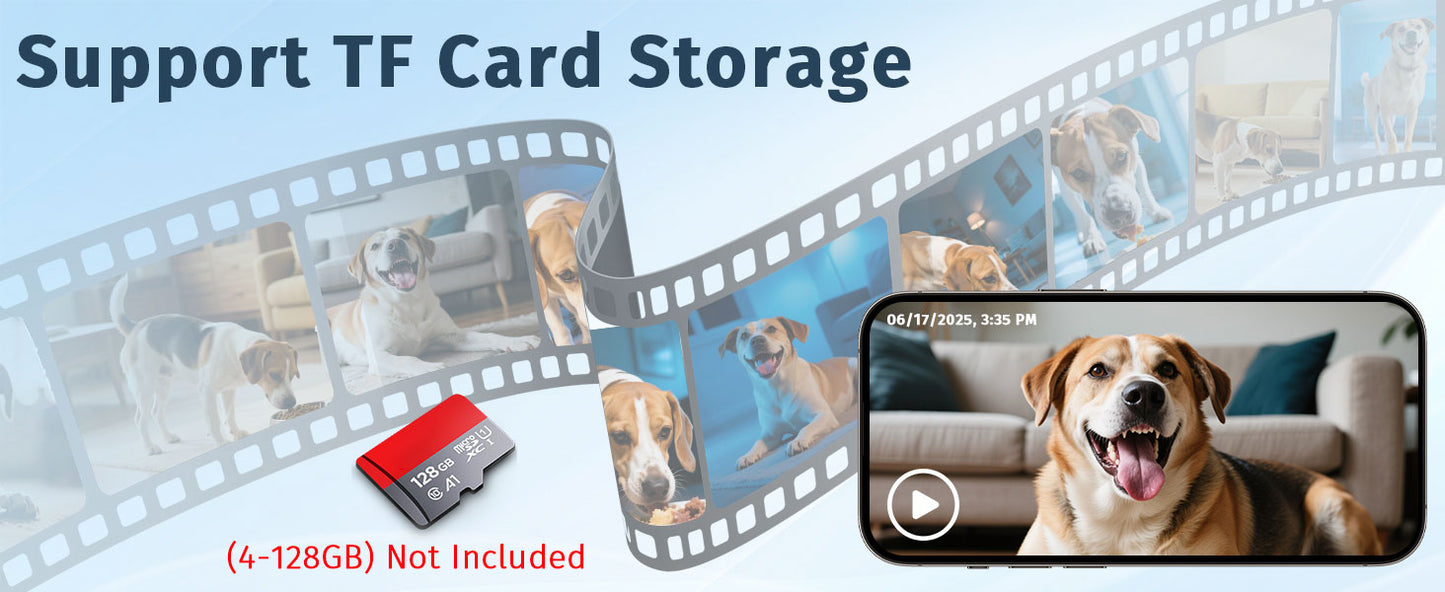 Automatic Dog Feeder Breed with Camera - 12L/50 Cups 5G WiFi App Control Dog Food Dispenser, , HD 1080P Video with Night Vision