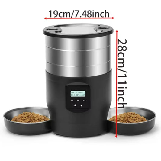 4.5L Smart Pet Feeder Automatic Cat Food Dispenser Cat Dog Bowl Automatic Cat Feeder Dog Food Machine With Timed Quantitative